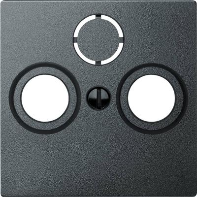 Merten 297514 Afdekking System M Antraciet 1 stuk(s)