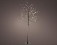 Micro LED boom d40h180 cm zwart/wit kerstverlichting Lumineo - Lumineo - thumbnail