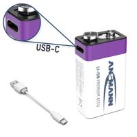 Ansmann Oplaadbaar Batterij 9-voudig En Usb-c - thumbnail