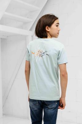Malelions Splash T-Shirt Kids Lichtblauw - Maat 128 - Kleur: Lichtblauw | Soccerfanshop