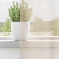 Gordijnen voile met doorvoertules 2 st 140x260 cm crmekleurig - thumbnail