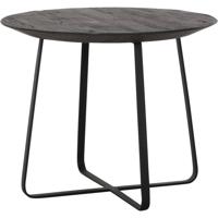 DTP Home Salontafel 'Neptunes' Teakhout, 50cm, kleur Zwart - thumbnail