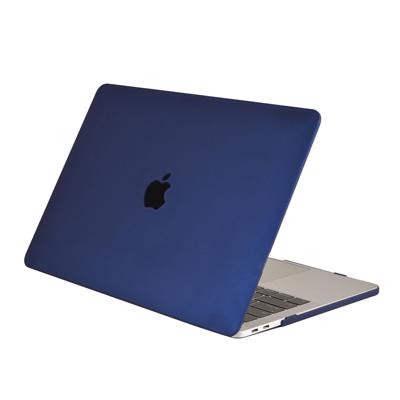Lunso MacBook Pro 13 inch M1/M2 (2020-2022) cover hoes - case - Mat Marineblauw