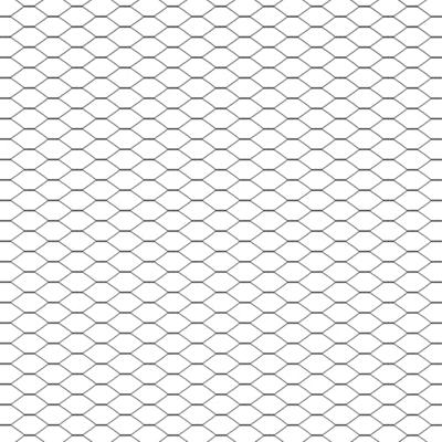 VidaXL Hexagon hek grijs 1,2 x 100 m pvc