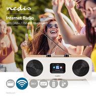 Internetradio | Tafelmodel | Bluetooth® / Wi-Fi | DAB+ / FM / Internet | 2.4 " | Kleurenscherm | 34 W | Afstandbestuurbaar | App-gestuurd | Wekker | Bruin / Wit - thumbnail