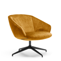 Fauteuil X-104 Geel Stof - thumbnail