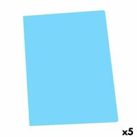 Set of Subfolders Elba Blauw A4 50 Onderdelen (5 Stuks) - thumbnail