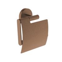 Wiesbaden Toiletrolhouder Alonzo Met Klep Geborsteld Brons Koper - thumbnail