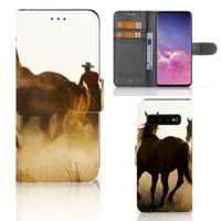Samsung Galaxy S10 | Telefoonhoesje | Met pasjeshouder | Design Cowboy - thumbnail