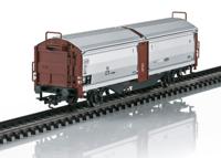 Märklin 47301 H0 set van 4 schuifdakwagens Tbes van de DB - thumbnail