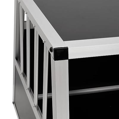 Hondenbench met dubbele deur 89x69x50 cm - thumbnail