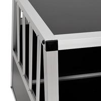 Hondenbench met dubbele deur 89x69x50 cm - thumbnail