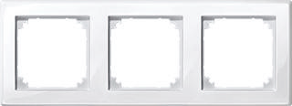 Merten 478319 Afdekking Frame 3-voudig M-Smart Polar-wit (glanzend) 1 stuk(s)