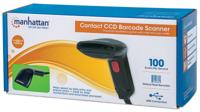 Manhattan 178488 USB-Kit Barcodescanner Kabel 1D CCD Zwart Handmatig USB - thumbnail