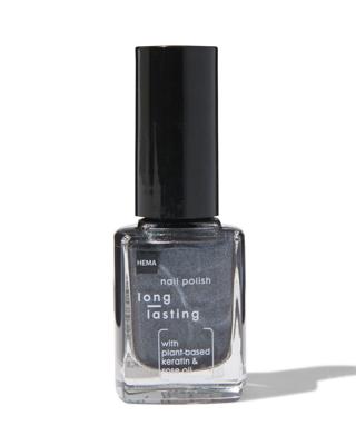HEMA Long lasting nagellak 1021 dusy grey (donkergrijs)