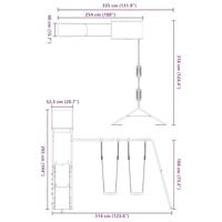 Speelhuis massief grenenhout - thumbnail
