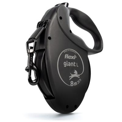 flexi® Giant Black Edition riem 8 m zwart, rollijn voor honden tot 50 kg
