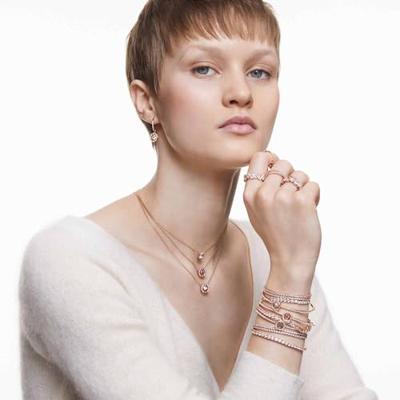 Swarovski 5366583 Ring Vittore Marquise rosekleurig Maat 52