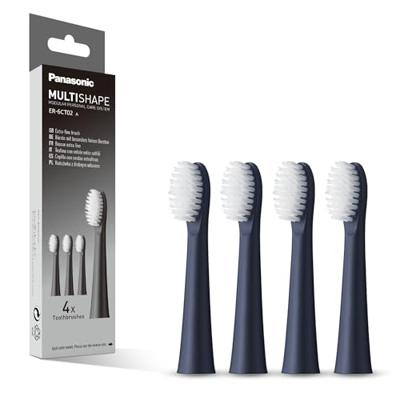 Reserve onderdeel voor elektrische tandenborstel Panasonic ER-6CT02A303 (4 Onderdelen) (4 Stuks) - thumbnail