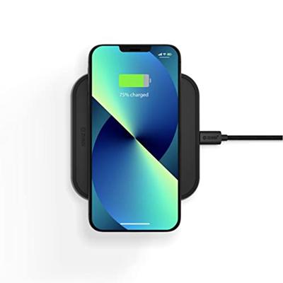 ZENS Aluminium Series Single Wireless Charger ZESC14B/00 Inductie lader Uitgangen Qi-standaard, USB-A Zwart