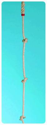 NHF Klimtouw extra dik met 3 knopen (8cm/2m)