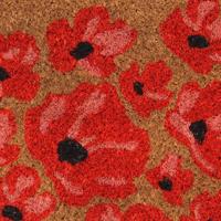 Deurmat 40x60 cm getufte kokosvezel naturel - thumbnail