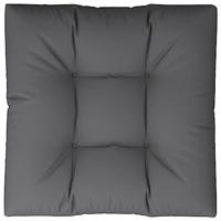Palletkussen 80x80x12 cm stof antracietkleurig - thumbnail