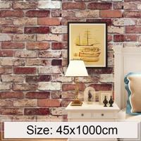 Wolk baksteen creatieve 3D steen baksteen decoratie behang Stickers slaapkamer woonkamer muur waterdicht Wallpaper Roll grootte: 45 * 1000cm - thumbnail