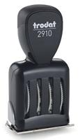 Trodat CLASSIC Datumstempel 54 x 30 mm (bxh) Lichtgrijs, Rood - thumbnail
