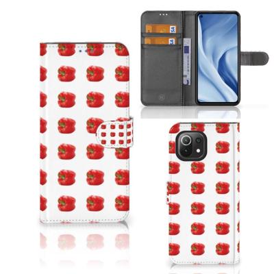 Xiaomi 11 Lite 5G NE | Mi 11 Lite | Book Cover | Paprika Red | Portemonnee hoesje