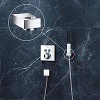 Handdouchehouder Porter E HansGrohe Wand Chroom - thumbnail