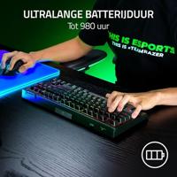 Razer BlackWidow V4 Tenkeyless HyperSpeed Linear Yellow toetsenbord - thumbnail