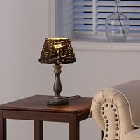 Home sweet home lampenkap Roseau Ø 20 cm - bruin - thumbnail