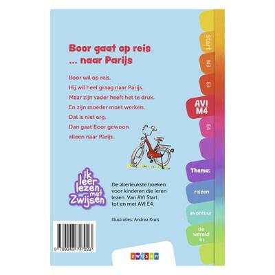 Boek AVI E3 Boor Gaat Op Reis Naar Parijs