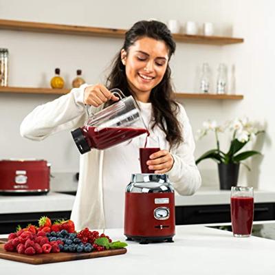Westinghouse Retro Blender - Smoothie Maker - Rood - thumbnail