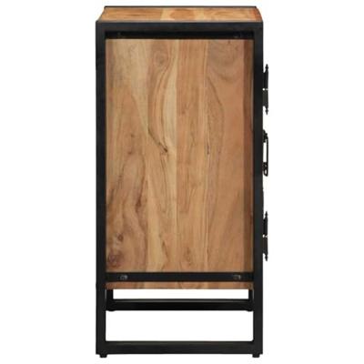 Schoenenkast met plank Bruin 56 x 35 x 70 cm Massief acaciahout