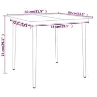 3-delige Tuinset grijs - thumbnail