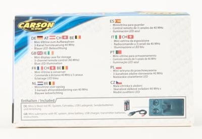 Carson RC Sport XS Deep Sea Dragon RC onderzeeër voor beginners 100% RTR Carson RC Sport XS Deep Sea Dragon RC onderzeeër voor beginners 100% RTR