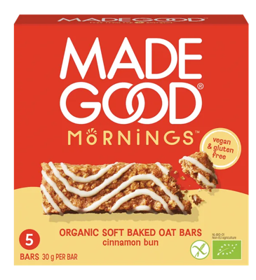 Made Good Mornings Cinnamon Bun Soft Oat Bars