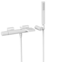 Badmengkraan Tres Project met Watervaluitloop en Handdoucheset Mat Wit Tres - thumbnail