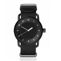 Retro Herenhorloge van LGT JWLS met Nylon Canvas Band Zwart - thumbnail