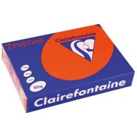 Clairefontaine Trophée Intens, gekleurd papier, A4, 80 g, 500 vel, kardinaal rood - thumbnail