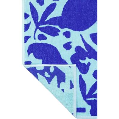 Cawö Cawo Beach Tropical Jacquard Strandlaken 80x180 aqua