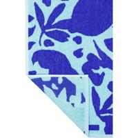 Cawö Cawo Beach Tropical Jacquard Strandlaken 80x180 aqua - thumbnail