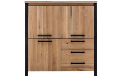 Goossens Opbergkast Santos, 3 deuren 3 laden Goossens Opbergkast Santos, 3 deuren 3 laden