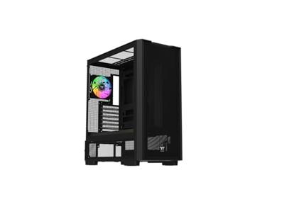 Thermaltake S380 TG ARGB Black Midi-tower PC-behuizing Zwart Zijvenster, Geïntegreerde verlichting, 2 voorgeïnstalleerde LED-ventilators Thermaltake S380 TG ARGB Black Midi-tower PC-behuizing Zwart Zijvenster, Geïntegreerde verlichting, 2 voorgeïnstalleerde LED-ventilators