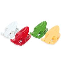 Clips on zakjes dicht te maken Tescoma Presto Gesorteerde kleuren Plastic 5,5 cm 4 Onderdelen - thumbnail