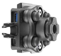 INTERPHONE mobiele telefoon case houder "quiklox" caseholder q-lox f. bmw navi holder - thumbnail