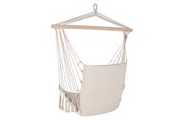 Trädgårdsstol Home ESPRIT Wit Natuurlijk Katoen Hout 90 x 50 x 130 cm - thumbnail