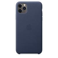 Apple leather case iPhone 11 Pro Max Midnight Blue - thumbnail